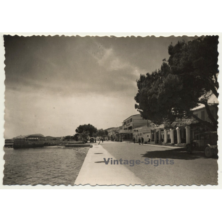 Pollensa - Pollença / Mallorca: El Puerto / Hotel Miramar (Vintage RPPC ~1950s)