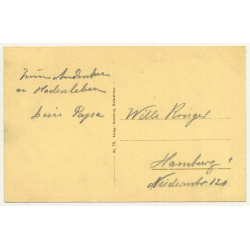 Hadersleben / Denmark: Uaftruper Straße - Street View (Vintage Postcard)