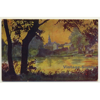 Tondern / Denmark: Abstimmungsgebiet Schleswig (Vintage Postcard ~1920s)