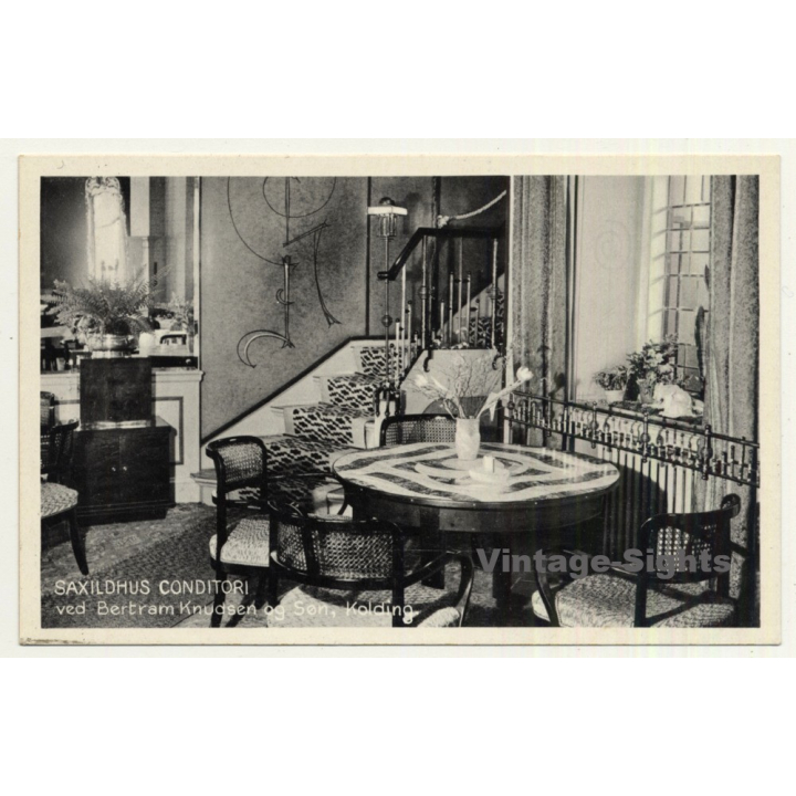 Kolding / Denmark: Saxildhus Conditori - Bertram Knudsen (Vintage Postcard)
