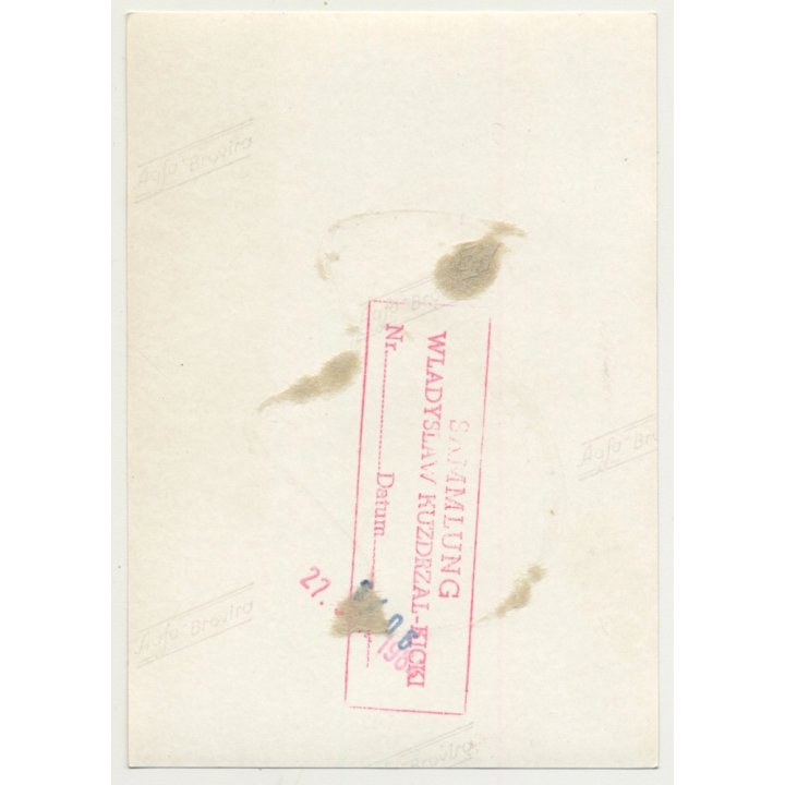 Petite Semi Nude Woman In Bondage *1 / Black Tights - BDSM (Vintage Photo 1964)