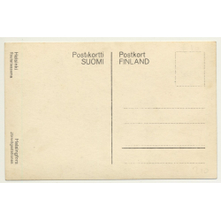 Helsinki / Finland: Rautatieasema - Train Station (Vintage RPPC Gelatin Silver)