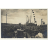 Denmark: Military Parade - Soldiers (Vintage RPPC Gelatin Silver 1929)