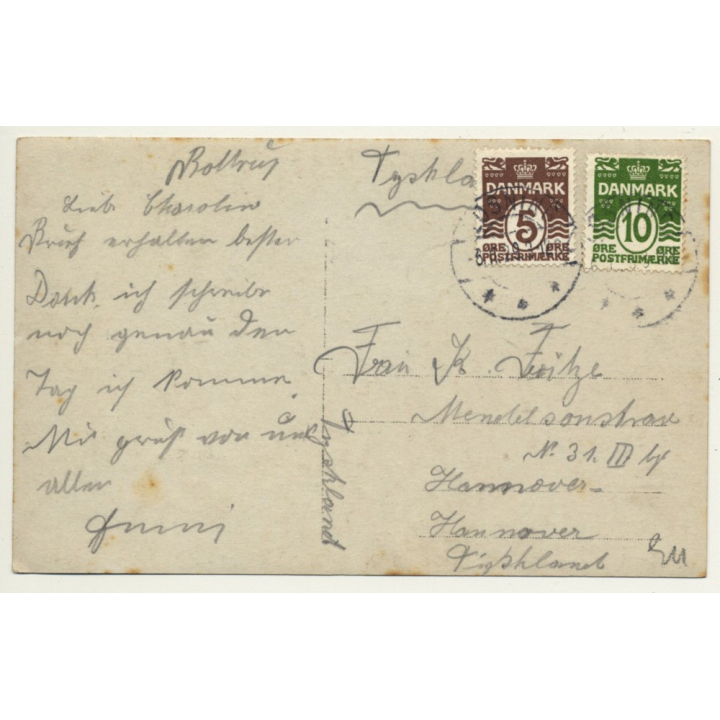 Denmark: Military Parade - Soldiers (Vintage RPPC Gelatin Silver 1929)