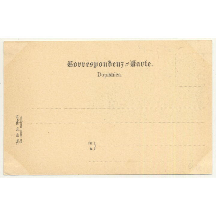 Mostar / Bosnia & Herzegovina: Narenta-Hotel (Vintage Postcard ~1900s)