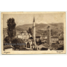 Sarajevo / Bosnia & Herzegovina: Capajebo - Minaret (Vintage Postcard 1933)