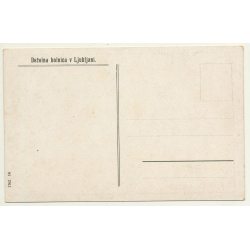 Ljubljana - Laibach / Slovenia: Dezelna Bolnica - Country Hospital (Vintage Postcard)
