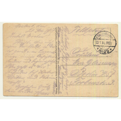 Skopje / North Macedonia: Town Veew - Deutsche Tageszeitung (Vintage Postcard 1917)