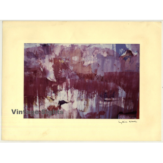 Lydia Nash / Bruxelles: Painted Poster Wall (Vintage Photo ~1980s/1990s)