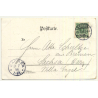 Kegeln / Bowling: Kunstkegler - Art Bowler (Vintage Funny Postcard 1898)
