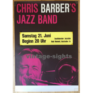 Chris Barber's Jazz Band - 21. Juni / Southborder Jazzclub (Vintage Concert Poster)