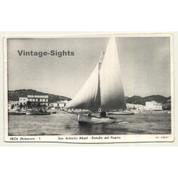 San Antonio Abad - Ibiza: Detalle Del Puerto - Yaut (Vintage Postcard)