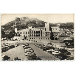 Monaco: Place Du Palais Et Le Palais Princier (Vintage RPPC 1959)