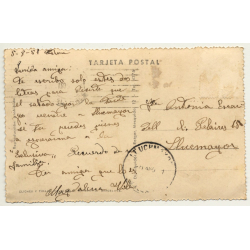 Palma De Mallorca / Spain: Hotel Victoria (Vintage RPPC Gelatin Silver)