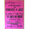 The Saints & Sinners: Count Basie, Ray Charles & Fats Waller (Vintage Poster Hot-Club)