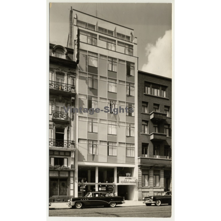 Bruxelles: Hotel Queen Anne / Architecture - M. Lambrichs (Vintage Photo S.P.R.L. Bauter ~1960s)