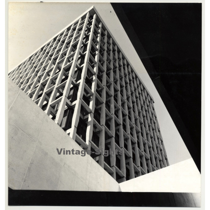 Bruxelles: Credit Communal De Belgique *2 - Belfius / Architecture - M.Lambrichs (Vintage Photo ~1960s)