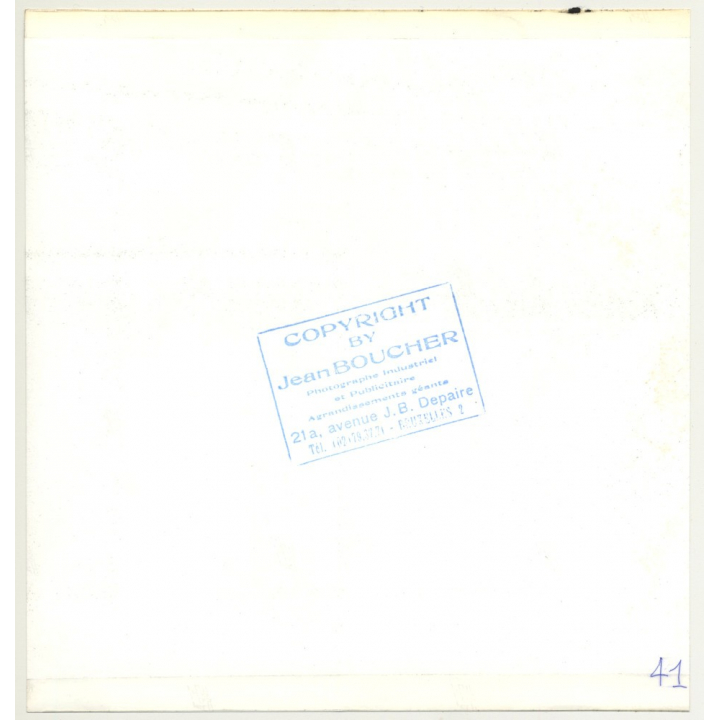 Bruxelles: Credit Communal De Belgique *2 - Belfius / Architecture - M.Lambrichs (Vintage Photo ~1960s)