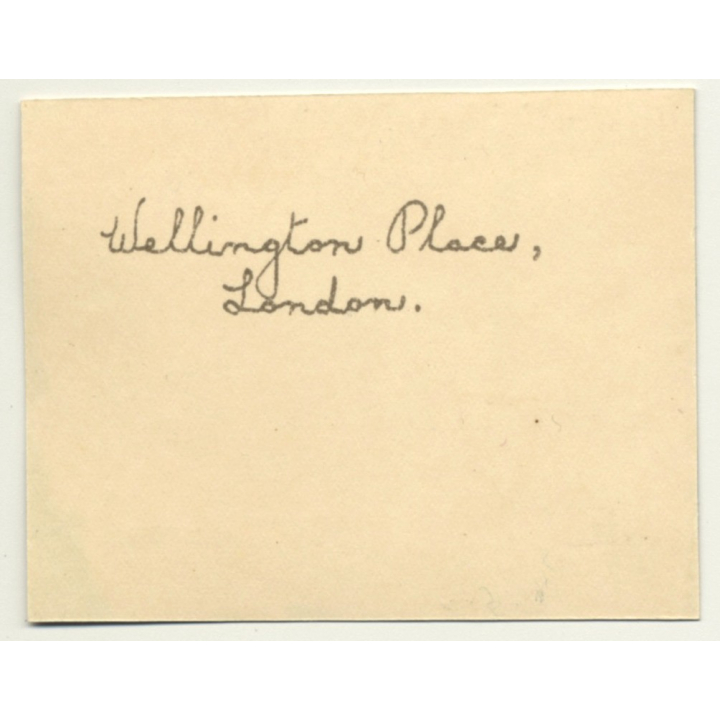London / UK: Wellington Place - Oldtimer - Monuments (Vintage Photo Sepia ~1920s)