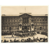 London / UK: Buckingham Palace - Changing Of The Guard (Vintage Photo Sepia ~1920s)