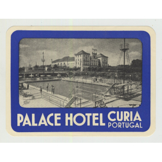 Palace Hotel - Curia / Portugal (Vintage Luggage Label)