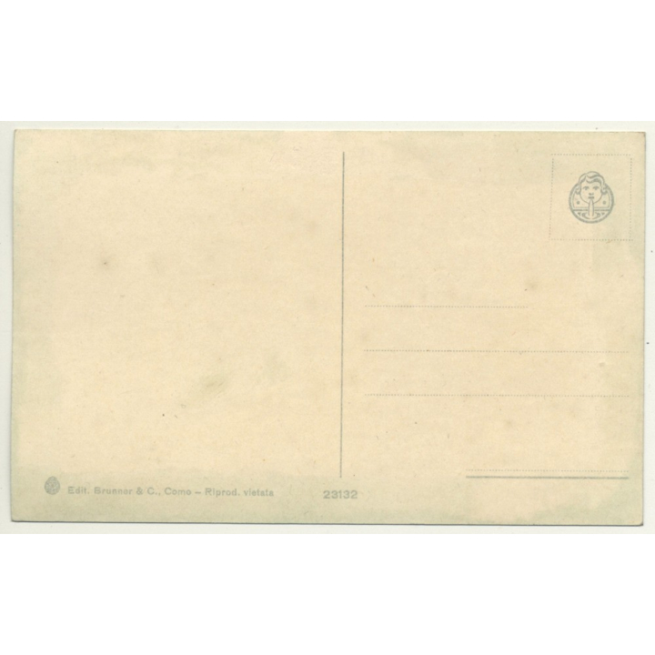 Italy: Nesso - Lago Di Como (Vintage Postcard Brunner & Co)