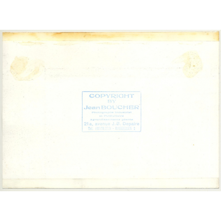 Bruxelles: Hotel Mac Donald - Hotel Lobby - Lounge Chair *2 / Architecture - M.Lambrichs (Vintage Photo ~1960s)