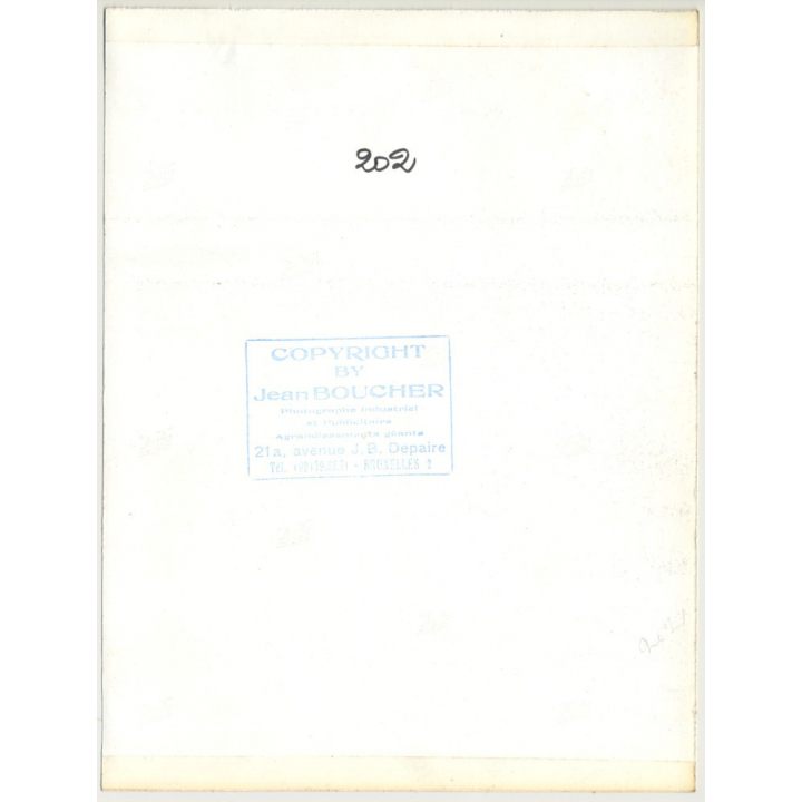 Bruxelles: U.L.B. Sciences Humaines - Facade / Architecture - Lambrichs (Vintage Photo ~1960s/1970s)