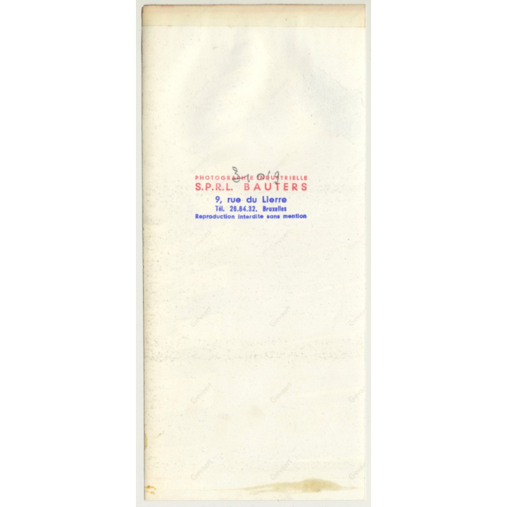 Bruxelles: Immeuble A Appartements - Facade / Architecture - Lambrichs (Vintage Photo ~1960s)