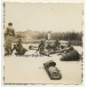 Congo-Belge: Group Of Native Women & Kids / Baskets & Pots (Vintage Photo ~1940s/1950s)
