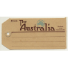 The Australia Hotel - Sydney / Australia (Vintage Luggage Tag)
