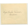 London / UK: Hyde Park Corner - Oldtimer - People (Vintage Photo Sepia ~1920s)