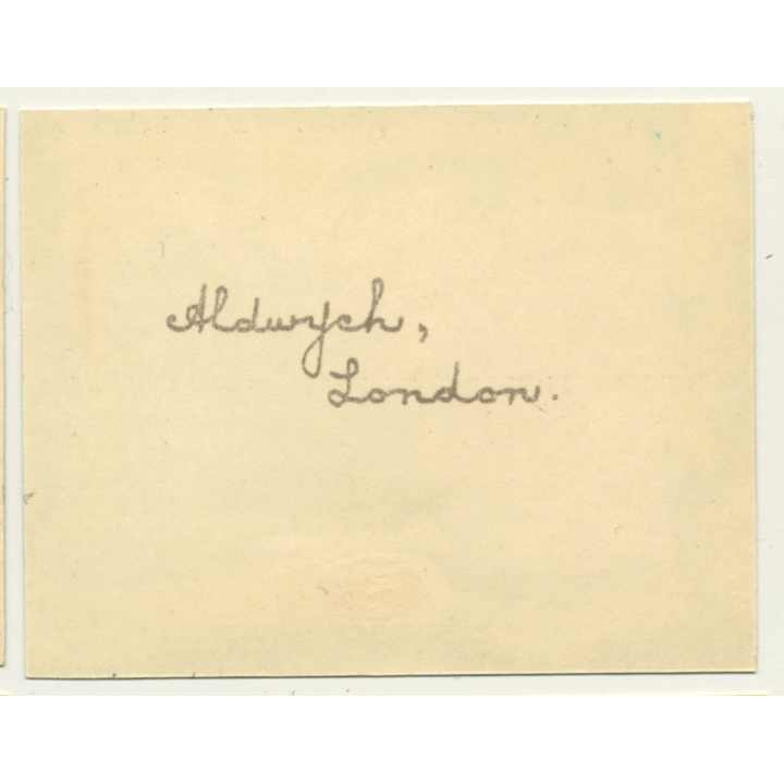 London / UK: Aldwych - Lancaster Place - Strand (Vintage Photo Sepia ~1920s)