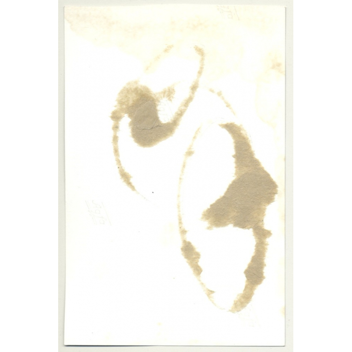 Nude Shorthaired Woman *2 / Rear View - Choker - Cuffs - BDSM (Vintage Photo GDR 1960s)