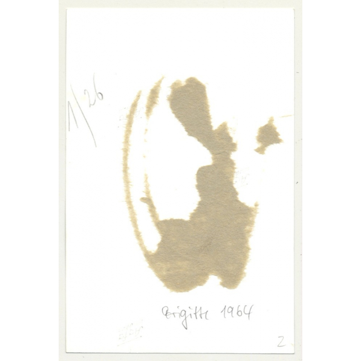 Semi Nude Shorthaired Woman *5 / Chain Bondage - BDSM (Vintage Photo GDR 1960s)