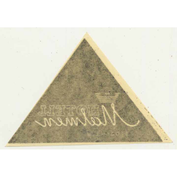 Stockholm / Sweden: Hotell Malmen (Vintage Luggage Label)