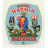 Copenhagen / Denmark: Hotel Hafnia (Vintage Luggage Label)