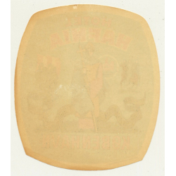 Copenhagen / Denmark: Hotel Hafnia (Vintage Luggage Label)