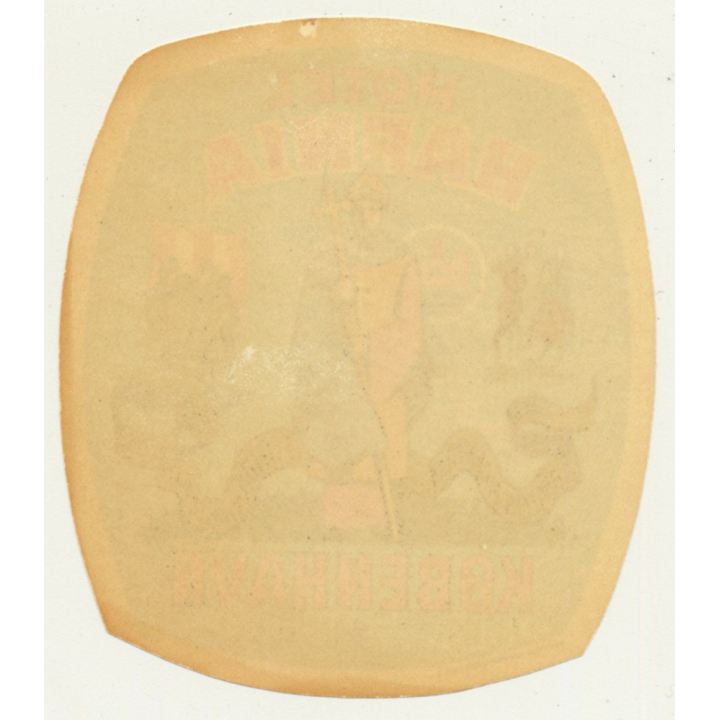 Copenhagen / Denmark: Hotel Hafnia (Vintage Luggage Label)