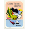 Andalsnes / Norway: Grand Hotel Bellevue (Vintage Luggage Label)