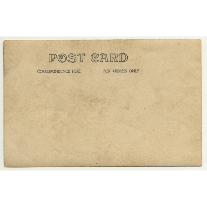 USA: 20th Century Limited Train - Leaving New York (Vintage RPPC ~1920s)