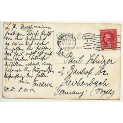 Weehawken N.J. / USA: Boulevard Loop Looking North (Vintage Postcard 1912)