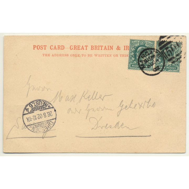 Westgate-On-Sea / UK: Esplanade (Vintage Postcard 1902)