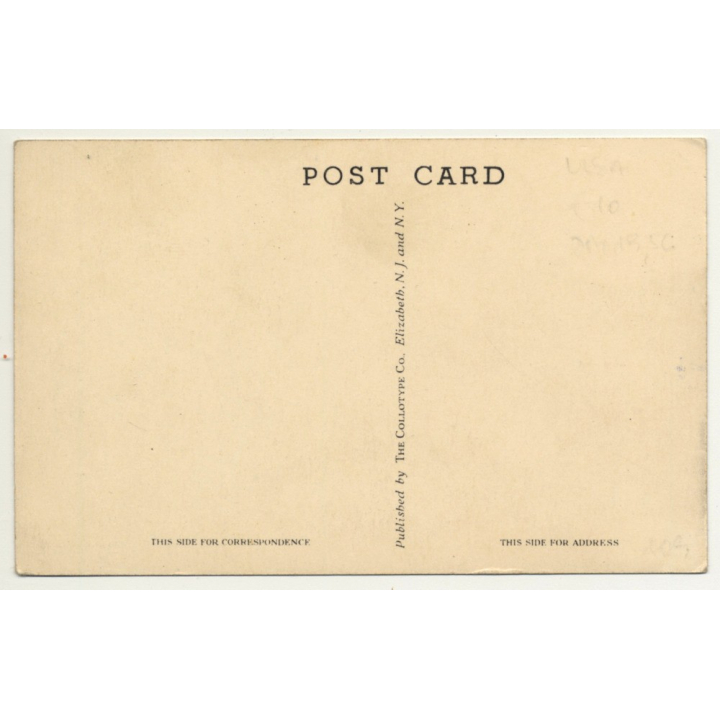 Waterbury, Conneticut / USA: Grand St. (Vintage Postcard ~1940s)