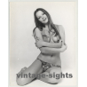 Pretty Longhaired Hippie GIrl In Cool Bikini (Vintage Amateur Photo1960s/1970s)