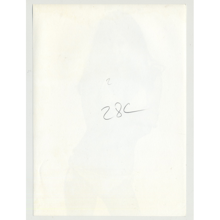 Pretty Brunette Hippie Girl In James Bond Style Bikini (Vintage Amateur Photo 1970s)