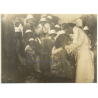 Trip To Congo-Belge: S.S. Anversville - Hairdresser At Work (Vintage Photo 1930)
