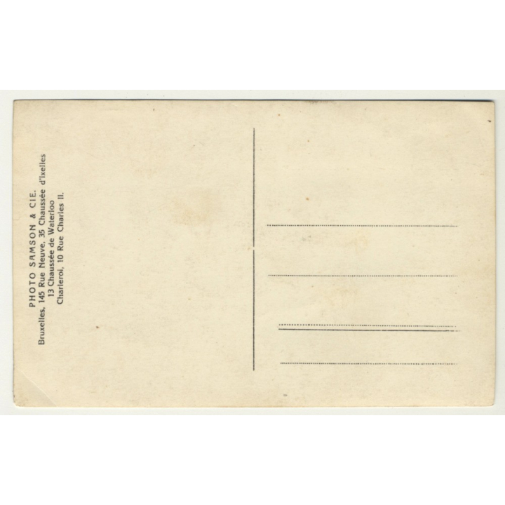 Sweet Girl In Best Clothes (Vintage RPPC Samson & Cie. Bruxelles)