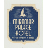 Miramar Palace Hotel - Rio de Janeiro / Brasil (Vintage Luggage Label)