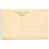 Italy: Carro Siciliano - Burro - Donkey - Mule (Vintage RPPC Sepia)
